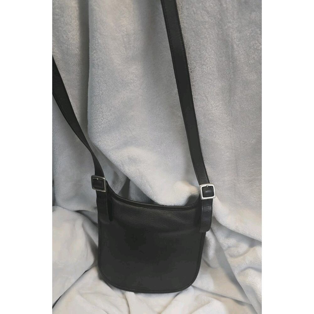 Vintage Coach Small Hippie Flap Bag #9135 Black Crossbody